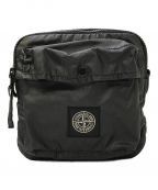 STONE ISLANDストーンアイランド）の古着「GARMENT DYED BUMBAG」｜ブラック