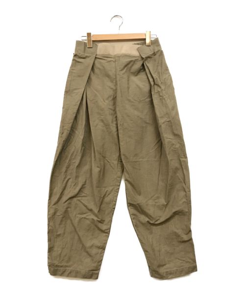 is-ness（イズネス）is-ness (イズネス) RELAXFIT (リラックスフィット) ISNESS MUSIC EZ PANTS カーキ サイズ:下記参照の古着・服飾アイテム