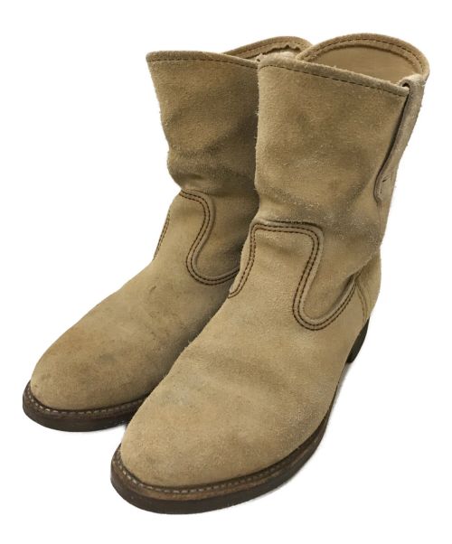 RED WING（レッドウィング）RED WING (レッドウィング) スウェード ペコスブーツ ベージュ サイズ:7 1/2 Eの古着・服飾アイテム