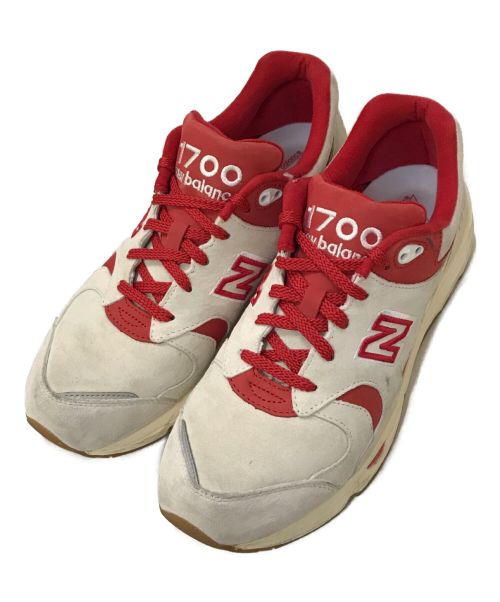 NEW BALANCE（ニューバランス）NEW BALANCE (ニューバランス) KITH (キス) 1700 “Marshmallow” ホワイト×レッド サイズ:28cmの古着・服飾アイテム