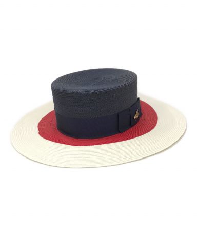 [中古]GUCCI(グッチ)のレディース 帽子 PAPIER WIDE BRIM HAT