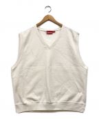 SUPREMEシュプリーム）の古着「SWEAT Shirt Vest」｜ホワイト