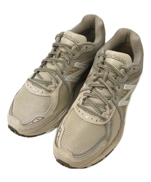 NEW BALANCE（ニューバランス）NEW BALANCE (ニューバランス) ローカットスニーカー ベージュ サイズ:26.5㎝の古着・服飾アイテム