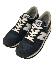 NEW BALANCE（ニューバランス）の古着「ローカットスニーカー」｜ネイビー