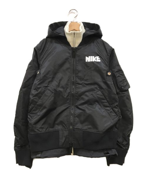 NIKE（ナイキ）NIKE (ナイキ) sacai (サカイ) NRG LAYERED JKT ブラック サイズ:Sの古着・服飾アイテム