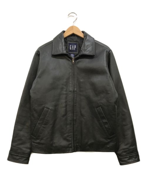 OLD GAP（オールドギャップ）OLD GAP (オールドギャップ) シングルレザージャケット ブラック サイズ:XSの古着・服飾アイテム