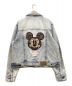 Desigual (デシグアル) DISNEY (ディズニー) ミッキーパッチワークデニムジャケット ライトインディゴ サイズ:XXL：6800円