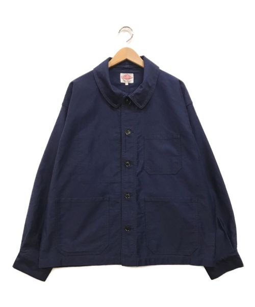 DANTON（ダントン）DANTON (ダントン) モールスキン ワイドカバーオール ネイビー サイズ:40の古着・服飾アイテム