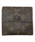 LOUIS VUITTON (ルイ ヴィトン) ポルトモネ・ビエ カルトクレディ ブラウン：9800円