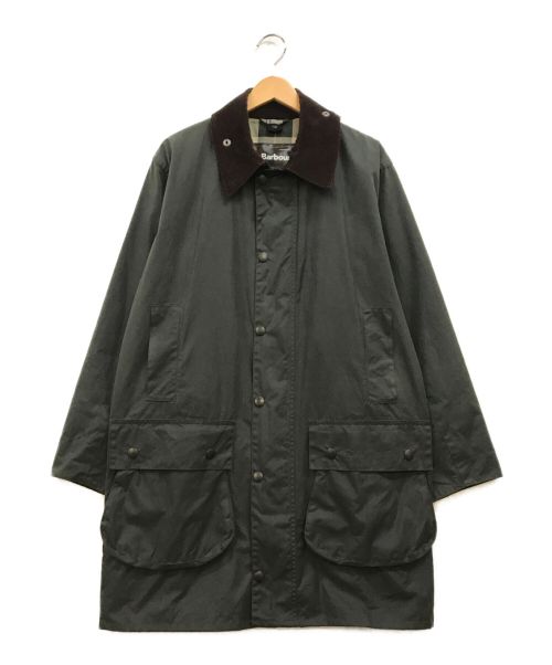 Barbour（バブアー）Barbour (バブアー) BORDER WAX JACKET カーキ×ブラウン サイズ:38の古着・服飾アイテム