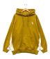 KEBOZ（ケボズ）の古着「SR 2TONE SWEAT HOODIE」｜イエロー×ホワイト