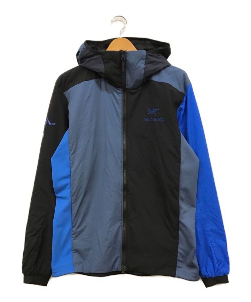 ARC'TERYX（アークテリクス）ARC'TERYX (アークテリクス) BEAMS (ビームス) Atom LT Hoody M ブルー×ブラック サイズ:Sの古着・服飾アイテム