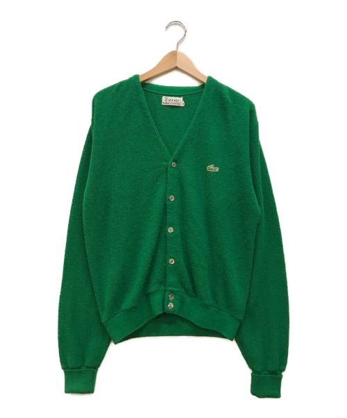 IZOD LACOSTE（アイゾッド ラコステ）IZOD LACOSTE (アイゾッド ラコステ) アクリルカーディガン グリーン サイズ:Mの古着・服飾アイテム