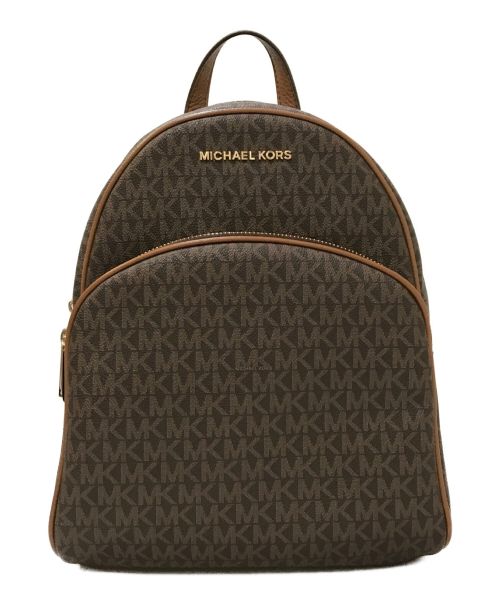 MICHAEL KORS（マイケルコース）MICHAEL KORS (マイケルコース) ABBEY BACKPACK ブラウンの古着・服飾アイテム