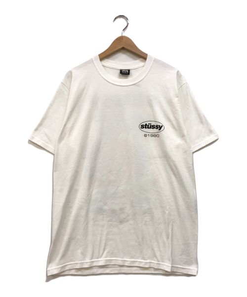 stussy（ステューシー）stussy (ステューシー) SOUL プリントTシャツ ホワイト サイズ:Mの古着・服飾アイテム