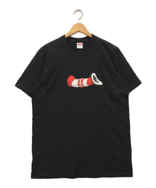 SUPREME（シュプリーム）SUPREME (シュプリーム) Cat in the Hat Tee ブラック サイズ:Lの古着・服飾アイテム