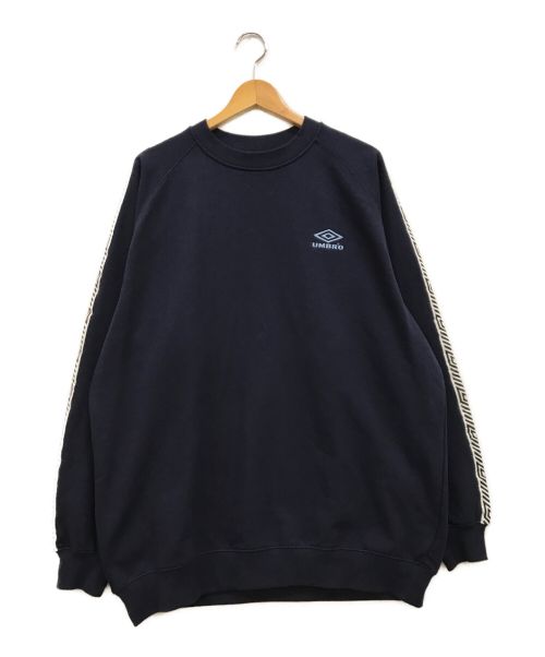 UMBRO（アンブロ）UMBRO (アンブロ) FREAK'S STORE (フリークスストア) Raglan Line Sweat ネイビー サイズ:XLの古着・服飾アイテム