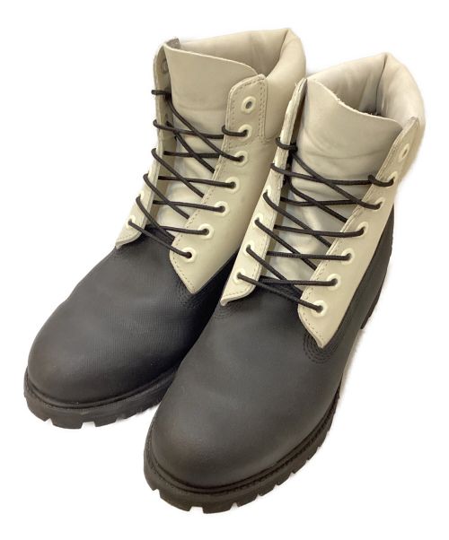 Timberland（ティンバーランド）Timberland (ティンバーランド) 6 Inch Waterproof Boot ホワイト×ブラック サイズ:27cmの古着・服飾アイテム