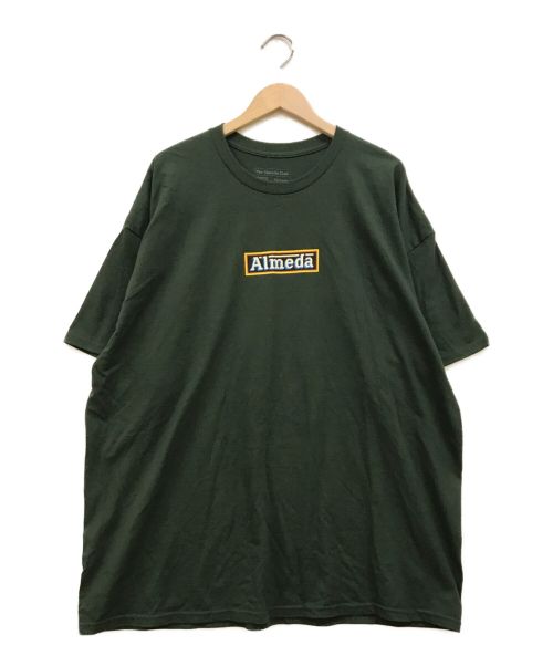 The Almeda Club（ザアラメダクラブ）The Almeda Club (ザアラメダクラブ) プリントTシャツ グリーン サイズ:XXLの古着・服飾アイテム