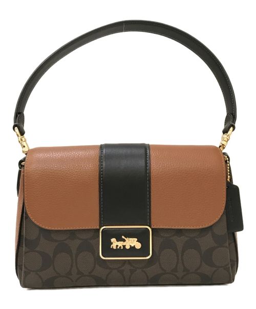 COACH（コーチ）COACH (コーチ) グレース ショルダー バッグ ブラウンの古着・服飾アイテム