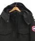 中古・古着 CANADA GOOSE (カナダグース) KAMLOOPS ダウンジャケット ブラック サイズ:L：30000円