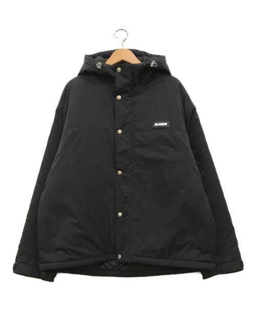 X-LARGE（エクストララージ）X-LARGE (エクストララージ) HOODED NYLON JACKET ブラック サイズ:Lの古着・服飾アイテム