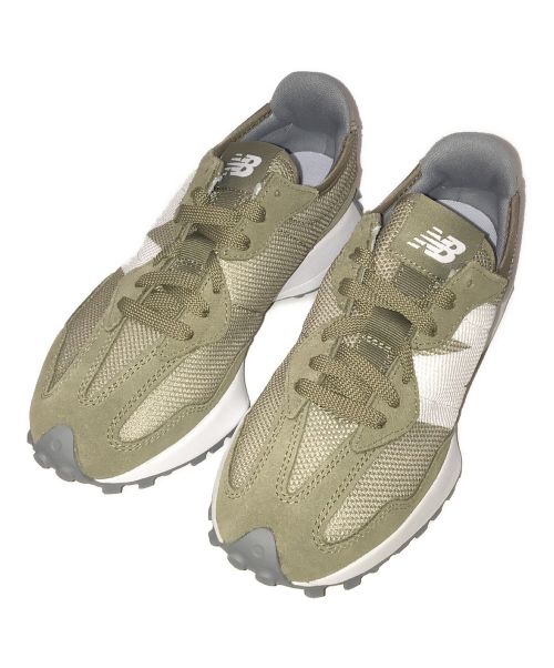 NEW BALANCE（ニューバランス）NEW BALANCE (ニューバランス) BEAUTY&YOUTH (ビューティーアンドユース) ローカットスニーカー カーキ サイズ:23.5㎝の古着・服飾アイテム