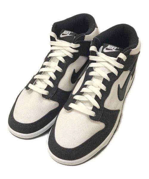 NIKE（ナイキ）NIKE (ナイキ) DUNK MID “Canvas Panda” ホワイト×ブラック サイズ:28.5㎝の古着・服飾アイテム