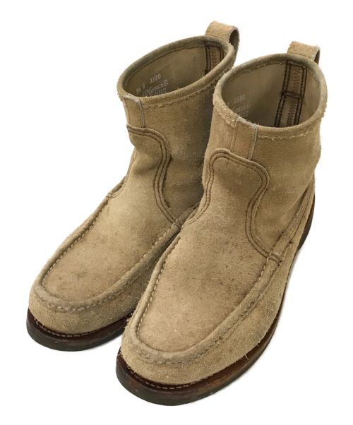 RUSSELL MOCCASIN（ラッセルモカシン）RUSSELL MOCCASIN (ラッセルモカシン) ノックアバウトスウェードブーツ ベージュ サイズ:7 1/2Dの古着・服飾アイテム