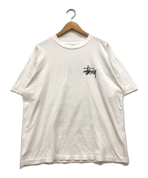 stussy（ステューシー）stussy (ステューシー) ドラゴン プリントTシャツ ホワイト サイズ:Mの古着・服飾アイテム
