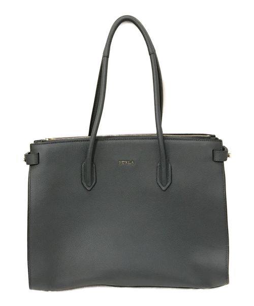 FURLA（フルラ）FURLA (フルラ) トートバッグ ネイビーの古着・服飾アイテム