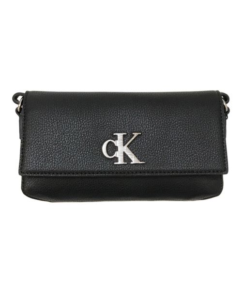 Calvin Klein Jeans（カルバンクラインジーンズ）Calvin Klein Jeans (カルバンクラインジーンズ) Minimal Monogram Crossbody Bag ブラック 未使用品の古着・服飾アイテム