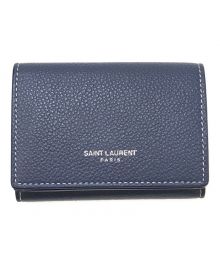 Saint Laurent Paris（サンローランパリ）の古着「タイニーウォレット」｜ブルー