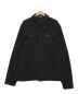 FRED PERRY（フレッドペリー）の古着「REVERSE FLEECEBACK OVERSHIRT」｜ブラック