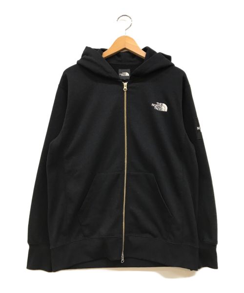 THE NORTH FACE（ザ ノース フェイス）THE NORTH FACE (ザ ノース フェイス) Square Logo Zip Hoodie ブラック サイズ:Lの古着・服飾アイテム