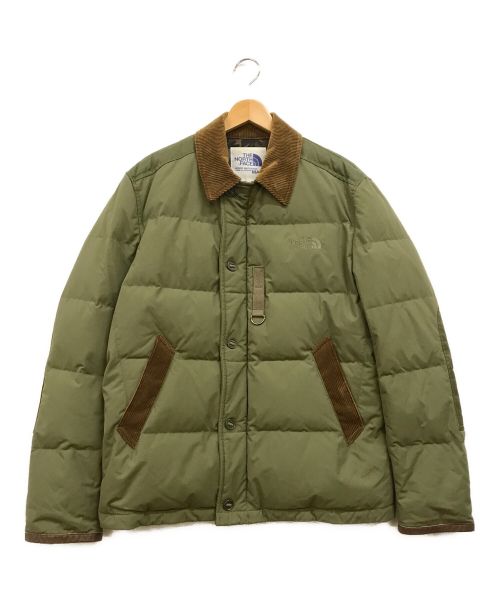 eYe COMME des GARCONS JUNYAWATANABE MAN（アイ コム デ ギャルソン ジュンヤ ワタナベ マン）eYe COMME des GARCONS JUNYAWATANABE MAN THE NORTH FACE (ザ ノース フェイス) ミリタリーナイロンダウンジャケット オリーブ サイズ:Lの古着・服飾アイテム