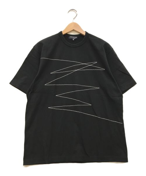 COMME des GARCONS HOMME（コムデギャルソン オム）COMME des GARCONS HOMME (コムデギャルソン オム) 刺繍Tシャツ ブラック サイズ:Mの古着・服飾アイテム