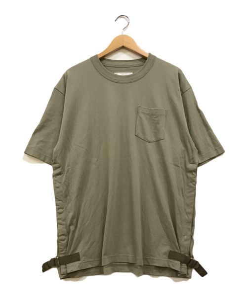 sacai（サカイ）sacai (サカイ) Cotton Jersey T-shirt オリーブ サイズ:3の古着・服飾アイテム