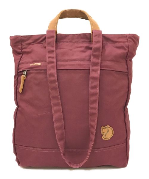 FJALLRAVEN（フェールラーベン）FJALLRAVEN (フェールラーベン) Totepack No.2 3WAYバッグ ボルドーの古着・服飾アイテム