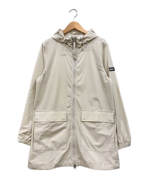 AIGLE（エーグル）AIGLE (エーグル) 撥水 ストレッチフーデッドジャケット ベージュ サイズ:36の古着・服飾アイテム