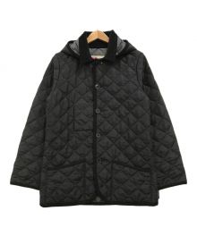 Traditional Weatherwear×BEAMS（トラディショナルウェザーウェア×ビームス）の古着「WAVERLY キルティングフーデッドジャケット」｜ブラック