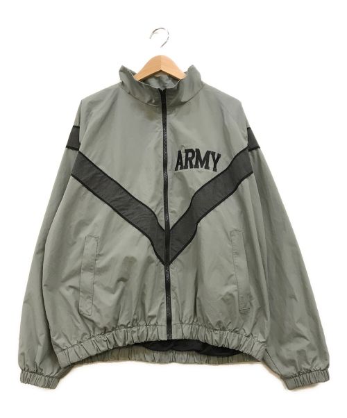 US ARMY（ユーエスアーミー）US ARMY (ユーエスアーミー) IPFU トレーニングジャケット グレー サイズ:MEDIUM-REGULARの古着・服飾アイテム