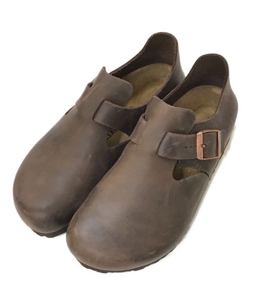 BIRKENSTOCK（ビルケンシュトック）BIRKENSTOCK (ビルケンシュトック) LONDON レザーシューズ ブラウン サイズ:25㎝の古着・服飾アイテム