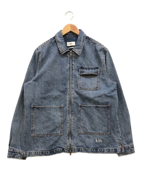 KITH（キス）KITH (キス) Caldwell Denim Shirt インディゴ サイズ:Mの古着・服飾アイテム