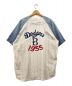MIRAGE First String (ミラージュ ファーストストリング) Brooklyn Dodgers ベースボールシャツ グレー×ブルー サイズ:XL：6000円