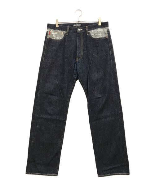 stussy（ステューシー）stussy (ステューシー) ROUGH AND RUGGED (ラフアンドラゲッド) ROUGH AND RUGGEDデニムパンツ インディゴ サイズ:34の古着・服飾アイテム