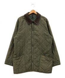 Barbour（バブアー）の古着「ESKDALE キルティングジャケット」｜グリーン×ブラウン