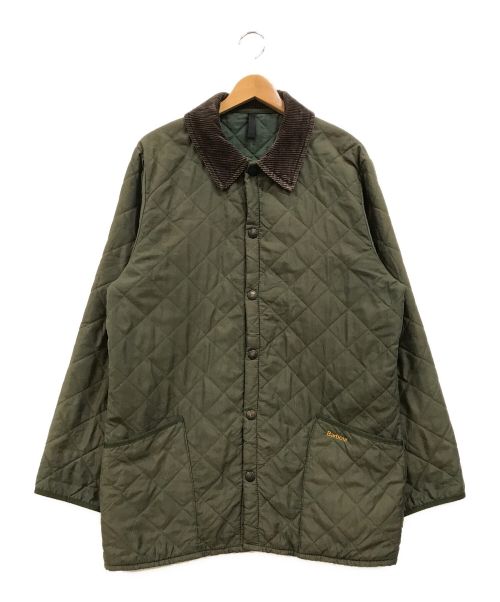 Barbour（バブアー）Barbour (バブアー) ESKDALE キルティングジャケット グリーン×ブラウン サイズ:下記参照の古着・服飾アイテム