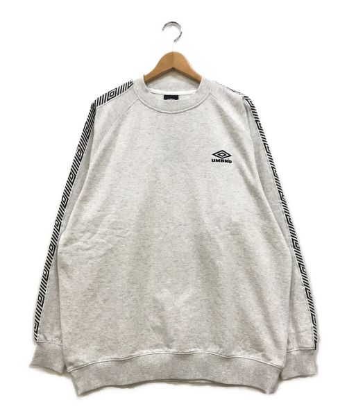 UMBRO（アンブロ）UMBRO (アンブロ) FREAK'S STORE (フリークスストア) Raglan Line Sweat グレー サイズ:XL 未使用品の古着・服飾アイテム