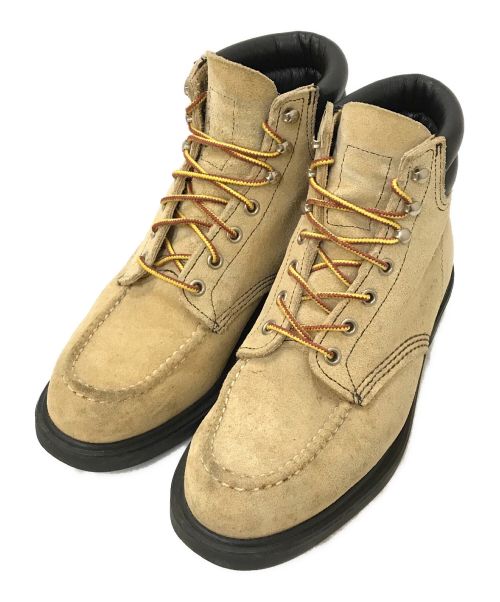 RED WING（レッドウィング）RED WING (レッドウィング) スーパーソール スウェードセッターブーツ ベージュ サイズ:25.5cmの古着・服飾アイテム